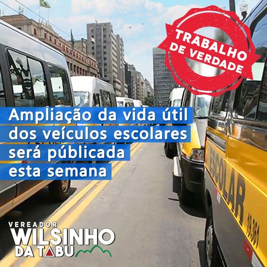 Ampliação da vida útil para transporte escolar