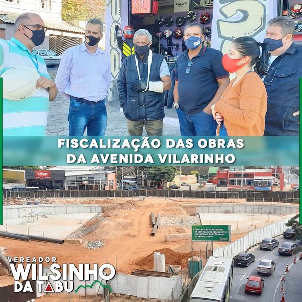 Fiscalização das obras do Vilarinho