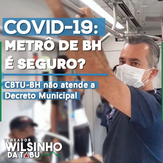 Metrô sem Cuidados contra a Covid-19