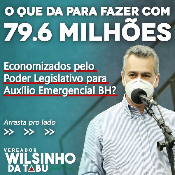 PL 1592021 Auxílio Emergencial em BH