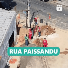 Obras na Rua Paissandu